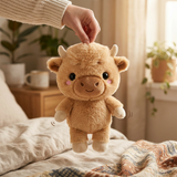 Ein Buddy wird am Kopf gehalten, Arme und Beine hängen frei